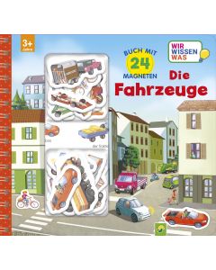 Magnetbuch Die Fahrzeuge mit 24 Magneten