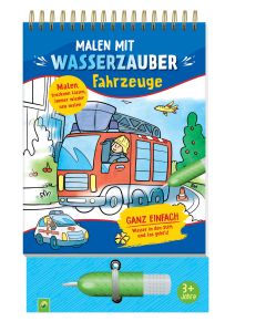 Malen mit Wasserzauber Fahrzeuge