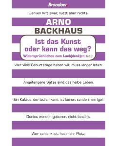 Ist das Kunst oder kann das weg?