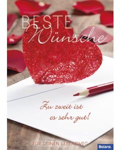Beste Wünsche - Zu zweit ist es sehr gut!