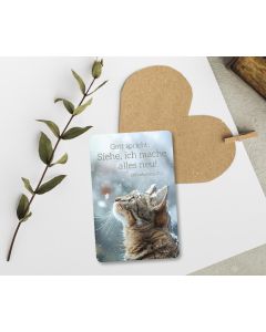 Kalenderkärtchen Katze 2026