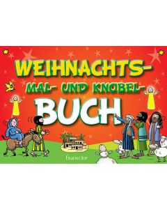 Das Weihnachts-Mal- und Knobel-Buch