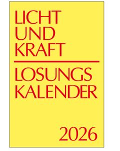 Licht und Kraft/Losungskalender 2026 Reiseausgabe
