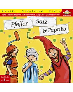 Pfeffer, Salz und Paprika