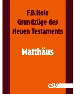 Grundzüge des Neuen Testaments - Matthäus