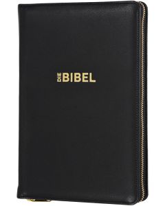 Schlachter 2000 Bibel - Taschenausgabe (Softcover, schwarz, Goldschnitt, Reißverschluss)
