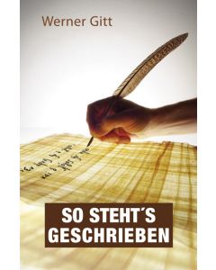 So steht's geschrieben