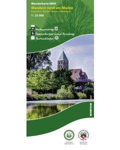 Wanderkarte NRW: Wandern rund um Rheine