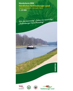 Wanderkarte NRW: Nördliches Tecklenburger Land