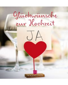 Glückwünsche zur Hochzeit