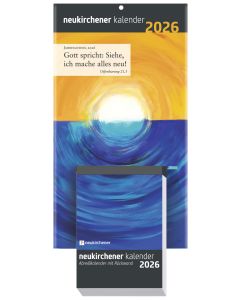 Neukirchener Kalender 2026 - Abreißkalender mit Rückwand