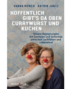 Hoffentlich gibt's da oben Currywurst und Kuchen