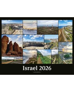 Israelkalender 2026 Black Version